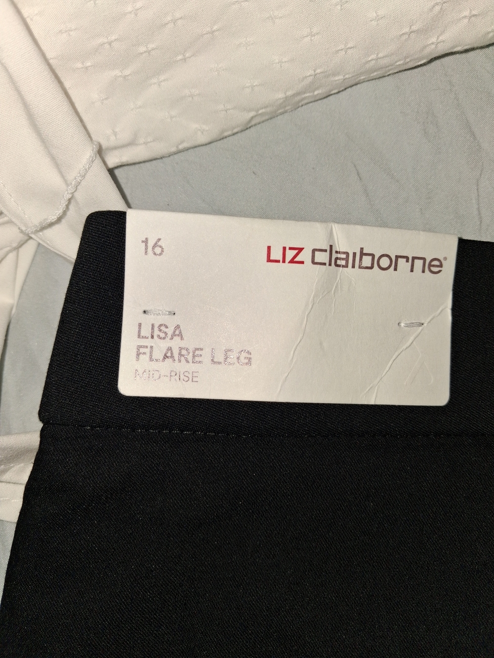 Liz Claiborne Black Boot Cut Pants - Picture 5 of 5